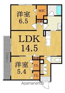 シャーメゾンラフォレ【2階】の間取り