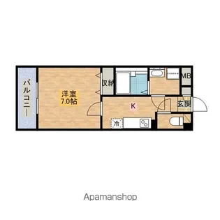 東京都新宿区下落合3丁目【マンション】の間取り