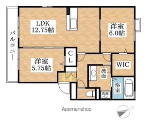 ウィズ ウィンド【3階】の間取り