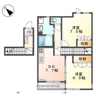 シュガー・N【2階】の間取り