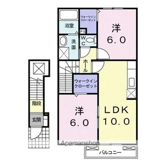 グランデ カーサG【2階】の間取り