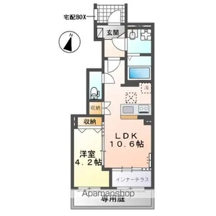 仮)川越市的場スターテラスⅡ【1階】の間取り