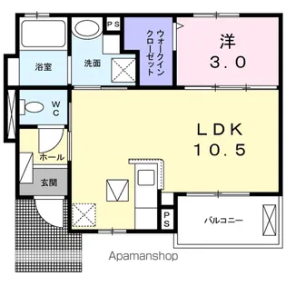 ジークアクス【1階】の間取り