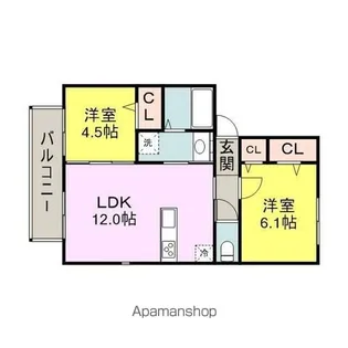 MH津福本町【103号室】の間取り