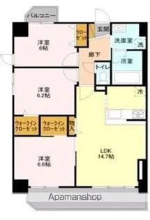 アンクレージュ【3階】の間取り