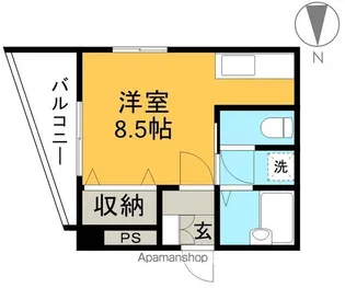 さかもと第2ビル【4階】の間取り