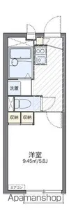 レオパレス山茂【2階】の間取り