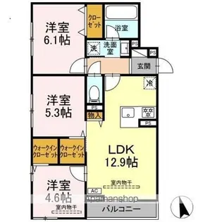 LUCIER【3階】の間取り
