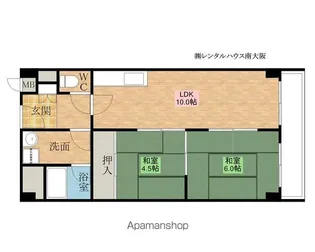 アークビル【303号室】の間取り