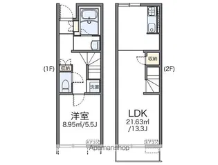 レオネクストTODA K【108号室】の間取り
