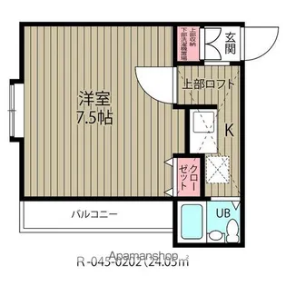 ローズアパート【2階】の間取り