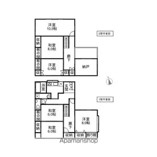 山形県鶴岡市美原町【一戸建】の間取り
