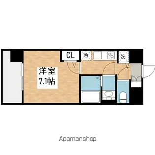 エスリード千種パークフロント【14階】の間取り