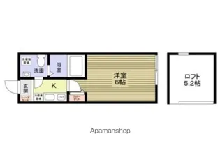 アザーレ・パッシオ町田【1階】の間取り