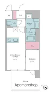 J.GRAN COURT京町堀【8階】の間取り