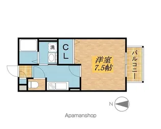 アクシスY【101号室】の間取り