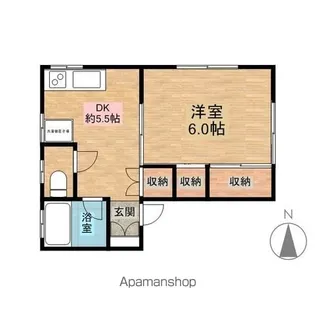 レジデンス高橋2【7号室】の間取り