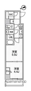 TASUKI RICHESSE KAMATA【6階】の間取り