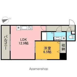 La Facade ラ・ファサード【4階】の間取り