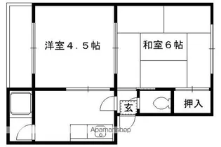 寿マンション【402号室】の間取り
