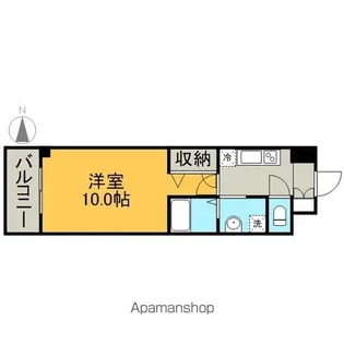 ファーニッシュ山王【6階】の間取り