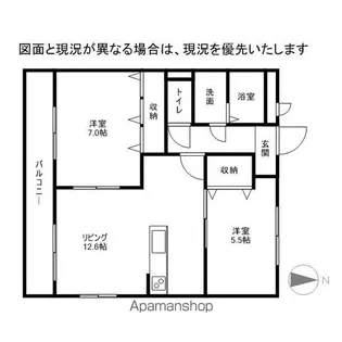 MSマンションB【301号室】の間取り