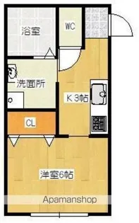 椿荘【2階】の間取り