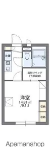 レオパレスオーリス【105号室】の間取り
