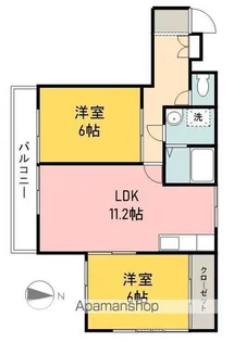 大谷ビル【201号室】の間取り