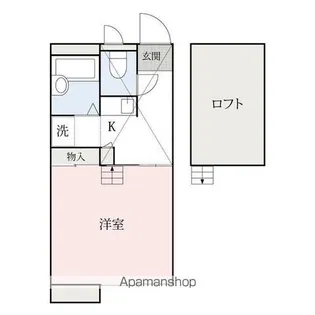 レジデンシアみやこ【101号室】の間取り