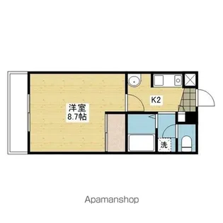 コスモリヴェール【205.号室】の間取り