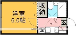 サンライズ霞ヶ関【2階】の間取り
