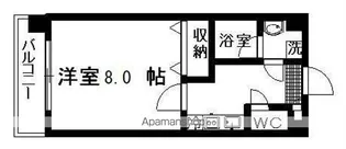 ヴィンテージ北山【1階】の間取り