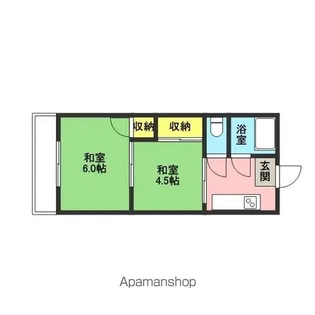 北浦和レジデンス【302号室】の間取り