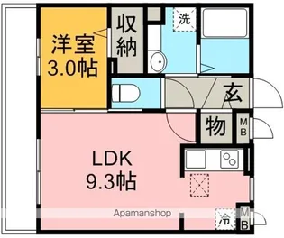 フェリーチェ【1階】の間取り