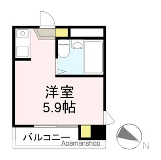 サンハイツ【2階】の間取り