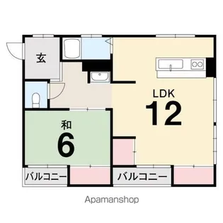 ルチア三番町【3階】の間取り