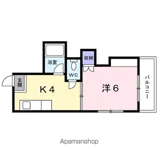 オックスフォードサーカスⅢ【2階】の間取り