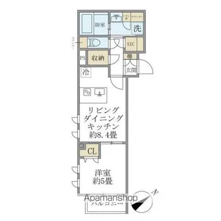 コンポジット早稲田鶴巻町【3階】の間取り