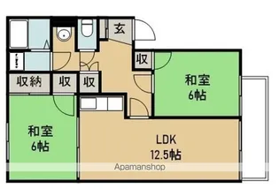 ファミールさいせい【1階】の間取り