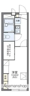 レオパレスアネックスOOBAⅡ【205号室】の間取り