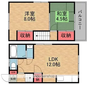 グリーンハイツ【2階】の間取り