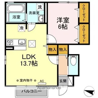 エル・サーティー【1階】の間取り