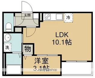 JACK YAKUSHI Ⅱ【1階】の間取り