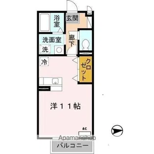 グランシャリオ(城陽市)【2階】の間取り