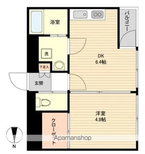 LA DOUCEUR片平【916号室】の間取り