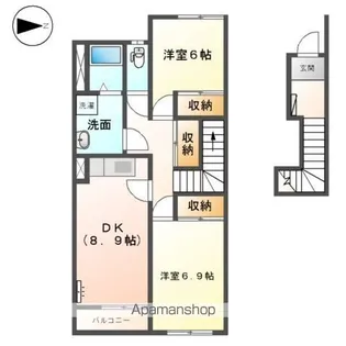エル・アール【2階】の間取り