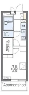 レオパレス甲子園【3階】の間取り