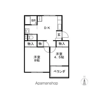 JK−6 宮沖【5階】の間取り
