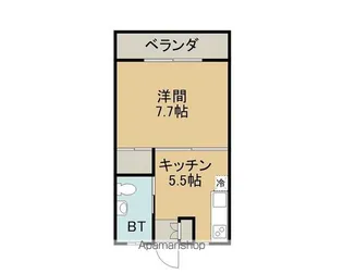 ヴィーブル美里【B号室】の間取り